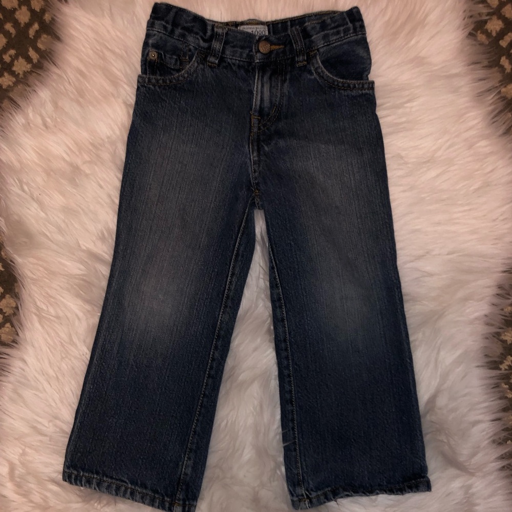 Used dark denim 3T jeans